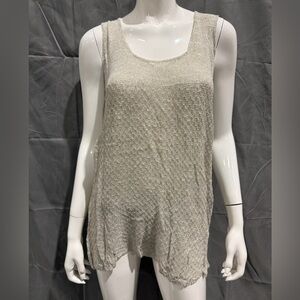 Sisley Textured Cream Tank Top